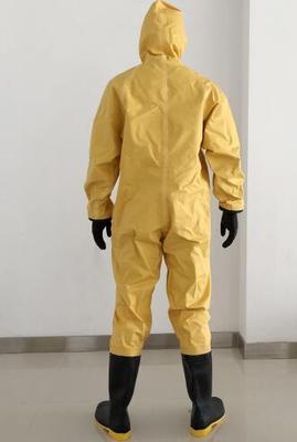 空呼内置式全封闭重型防化服 RHFIA 黄色PVC