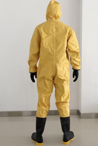 空呼内置式全封闭重型防化服 RHFIA 黄色PVC